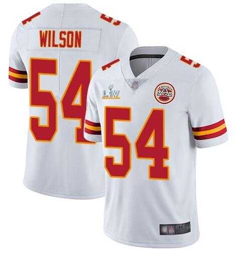 Nike Men & Women & Youth Chiefs 54 Damien Wilson White 2021 Super Bowl LV Vapor Untouchable Limited Jersey,We sell and wholesale Nike Men & Women & Youth Chiefs 54 Damien Wilson White 2021 Super Bowl LV Vapor Untouchable Limited Jersey on line form chian!